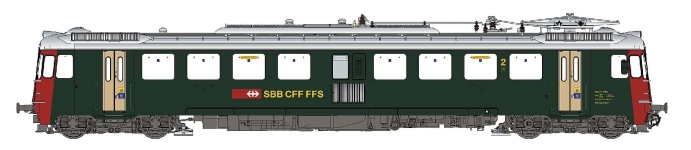 LS Models LS17548 - H0 - Triebwagen Rbe 4/4 Prototyp, SBB, Ep. V - AC